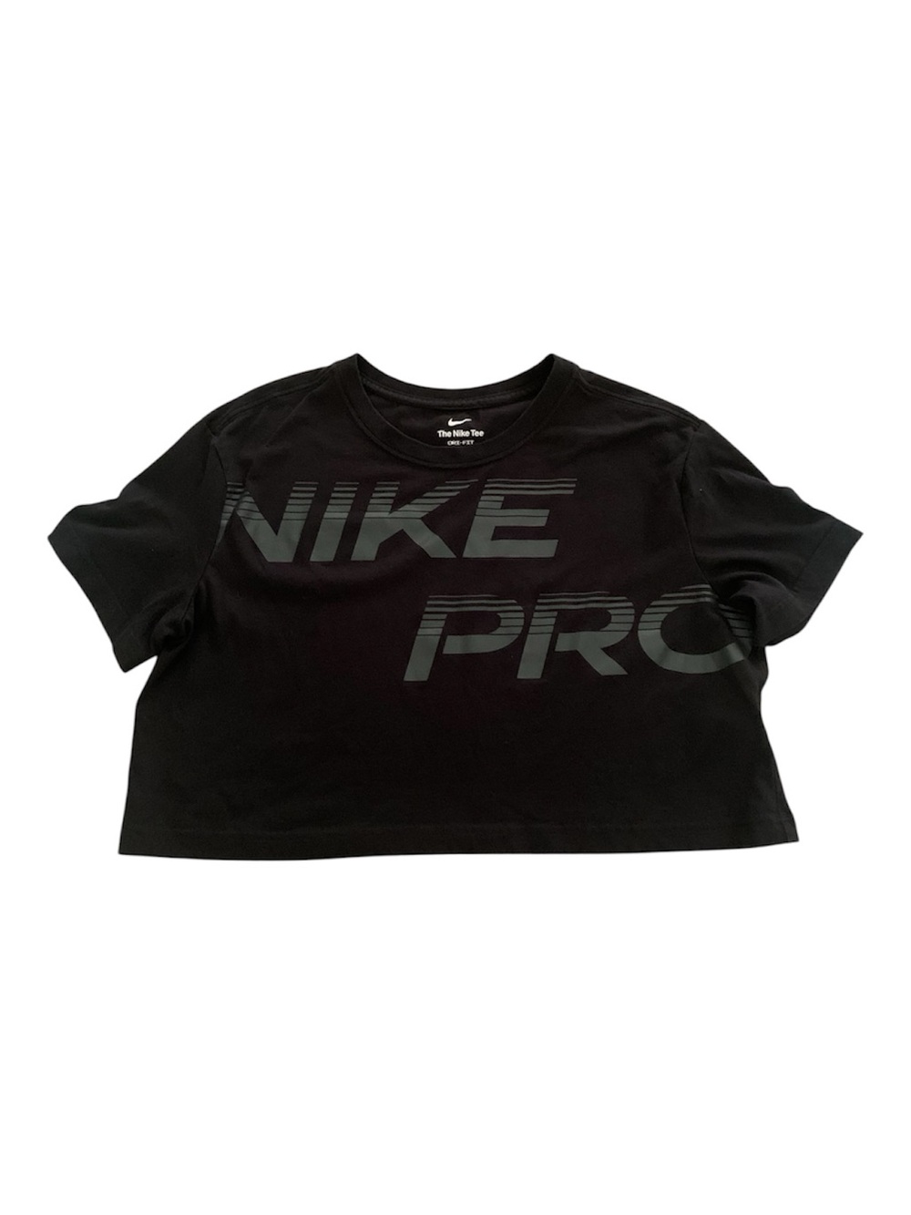 Nike Black Dri-Fit Crop Exercise Top